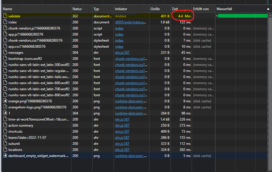 Log-in takes 5 minutes to complete [OHRM 5.2] · Issue #1523 · orangehrm ...
