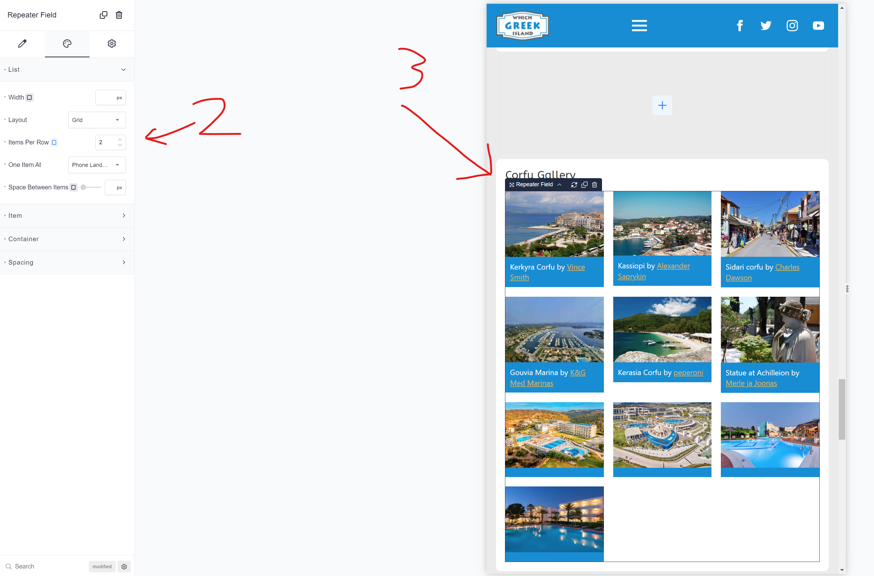 repeater field + acf repeater with image fails to change number of