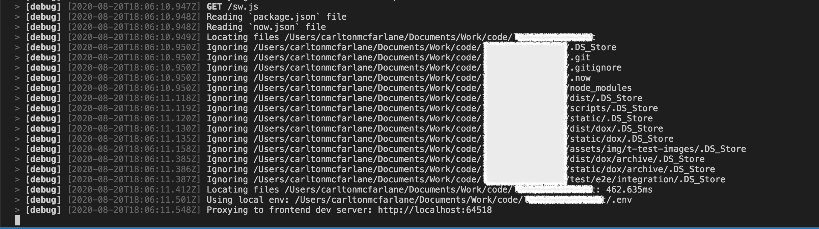`vercel dev` fails to serve Nuxt project when `npm run dev` works ...
