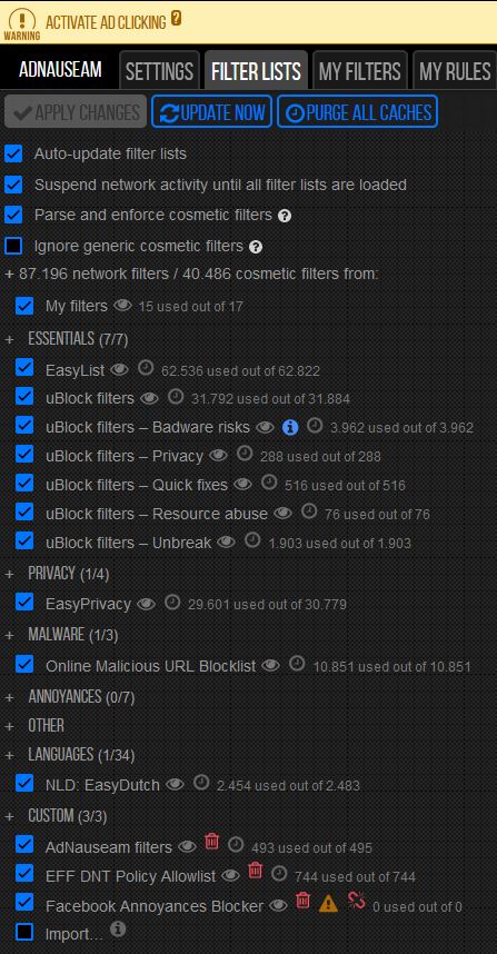 youtube subscriptions not loading · Issue #2211 · dhowe/AdNauseam · GitHub