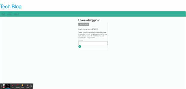 GitHub - jennahopeclem/tech-blog: Built a CMS-style blog site similar ...