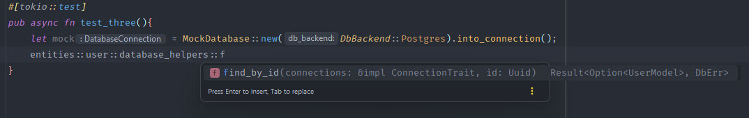 Sea_orm code completion not working when in another crate. · Issue ...