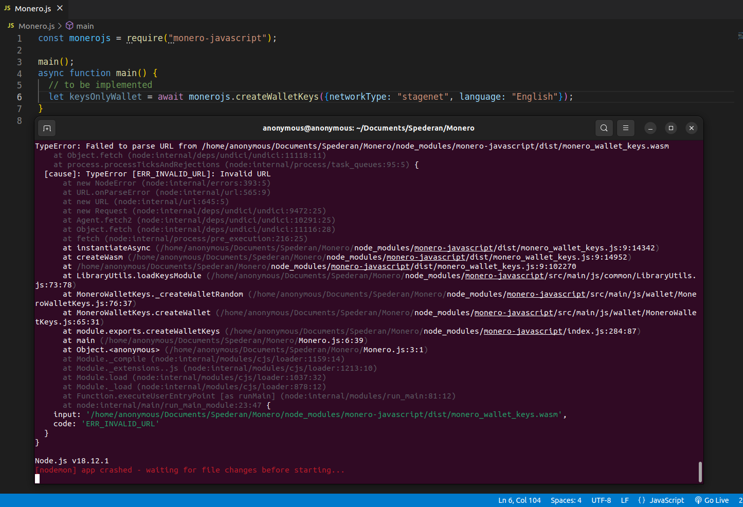 Update to be compatible with Node.js 18 LTS · Issue #8646 · monero-project/ monero