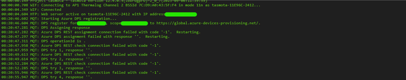 PROBLEM WITH AZURE IOT HUB and DPS! · arendst Tasmota · Discussion ...