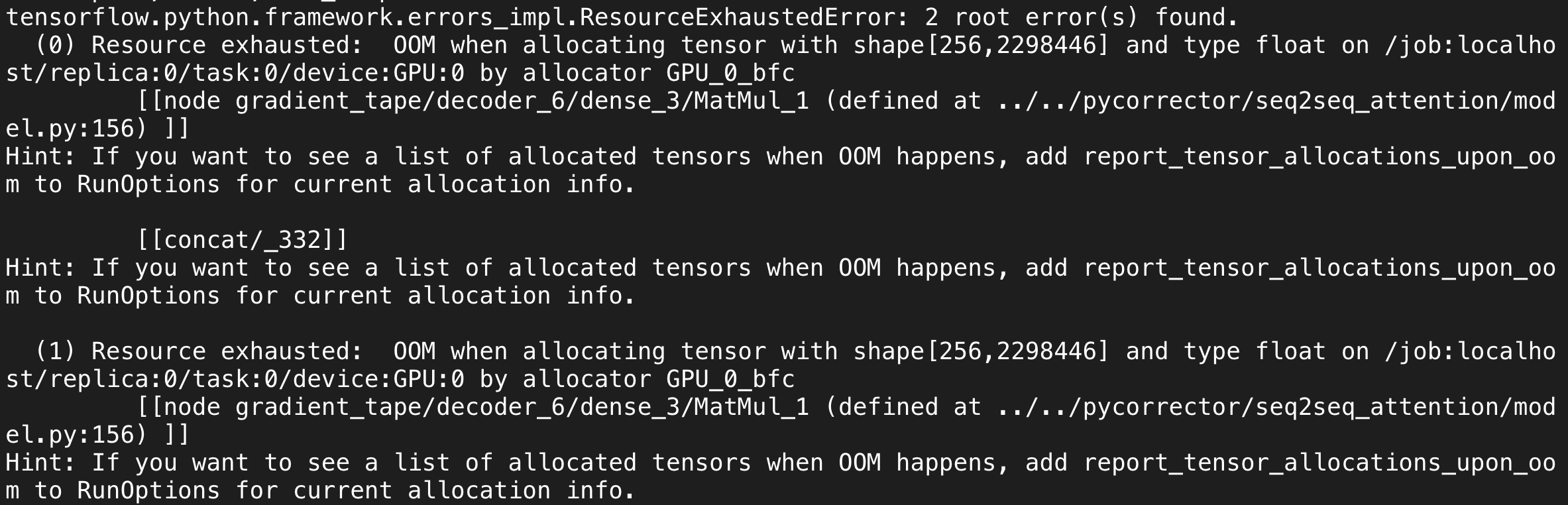 用GPU训练大数据 · Issue #156 · shibing624/pycorrector · GitHub