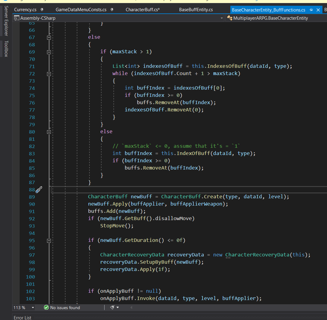 Status Effect Stack Status Effect Max Stack is not working · Issue #1886 · suriyun ...