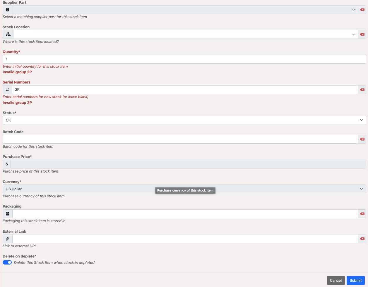 [BUG] Serial numbers are not allowing letters · Issue #3015 · inventree ...