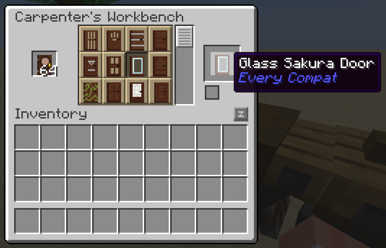 [🐞]: Chipped (mod) variants of doors / trapdoors are uncraftable ...