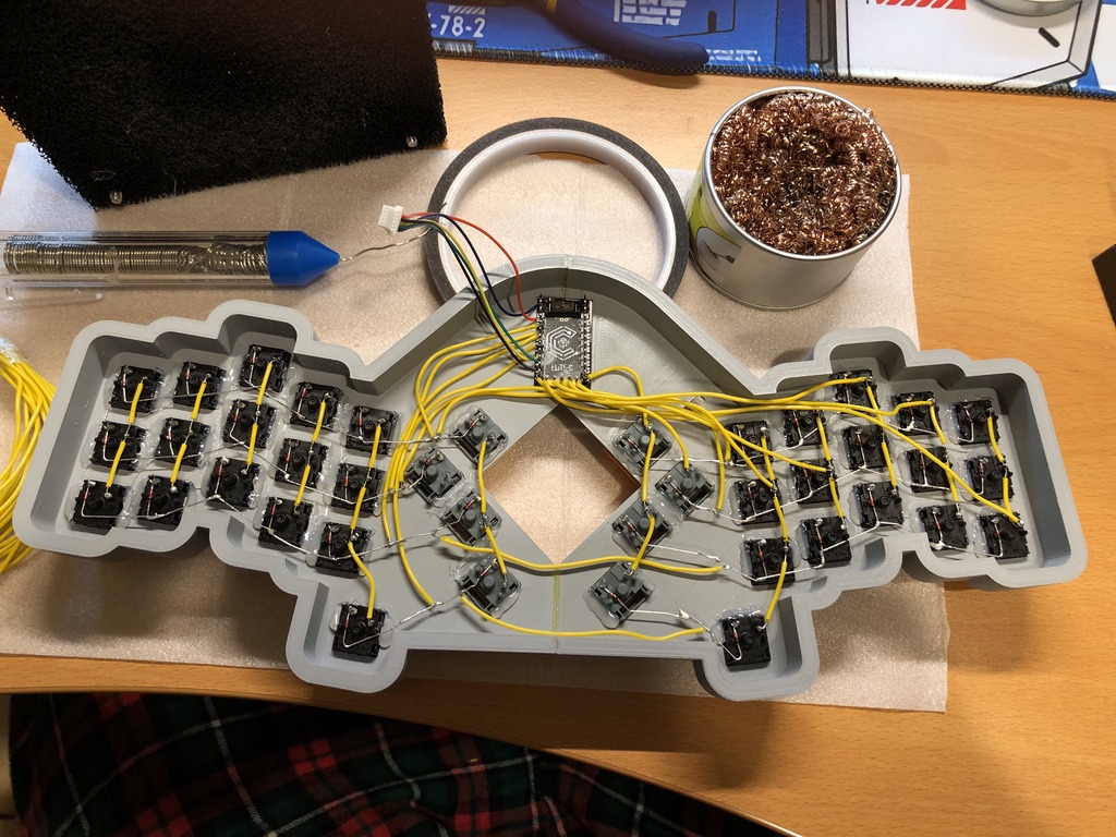 GitHub - protieusz/Vimana: A 40% Column Staggered Keeb with a 35mm ...