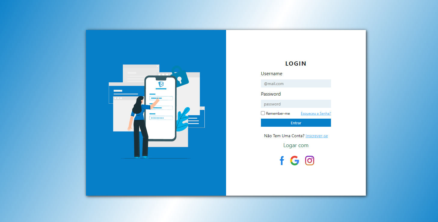 GitHub - JuhBrons/login-template: Template realizado com CSS & HTML