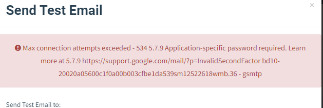 Test email for getgophish getting failed · Issue #2656 · gophish ...