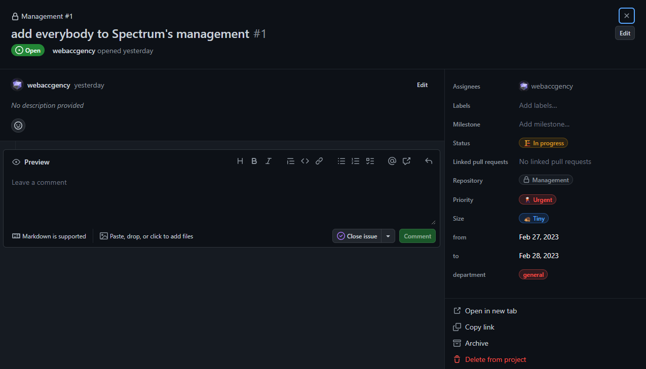 GitHub - Spectrum-company/Spectrum-management: A project is an ...