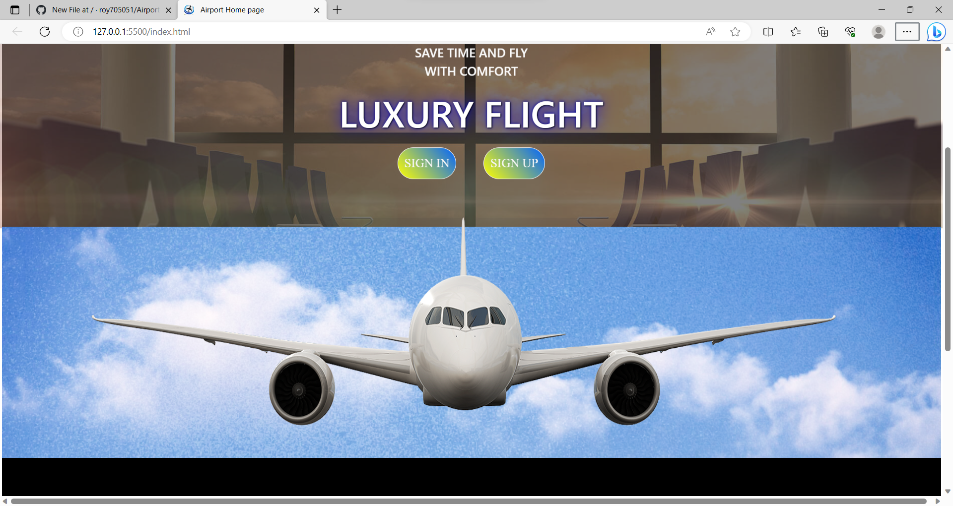 GitHub - roy705051/Airport-Portal: Airport-Portal using HTML , CSS AND JS