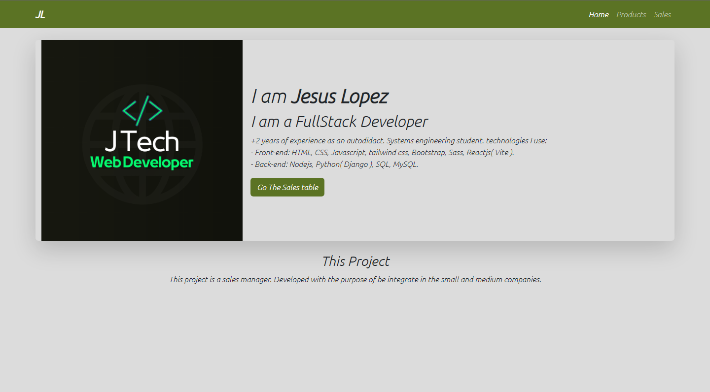 GitHub - Jesus1103LG/sales-management-app-django: This is a Sales ...