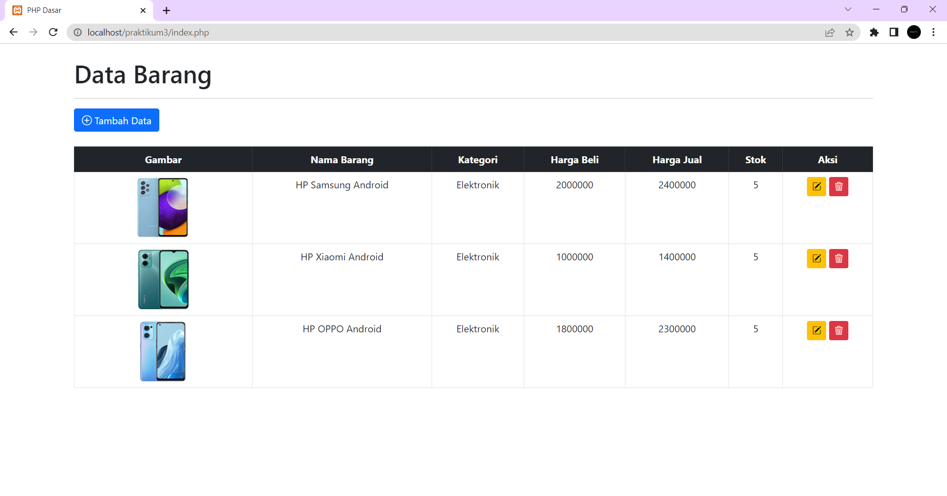 Hapus Sql GitHub - rimapuji/praktikum3_pweb2: Nama