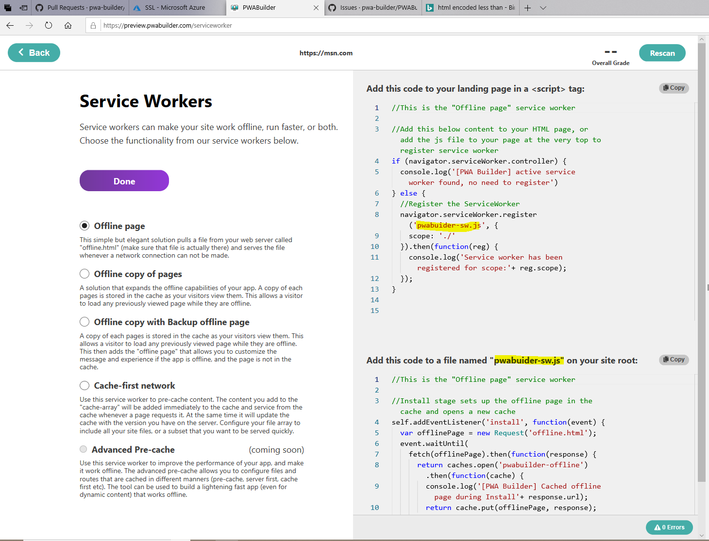 pwabuilder -- spelling bugs · Issue #374 · pwa-builder/PWABuilder · GitHub