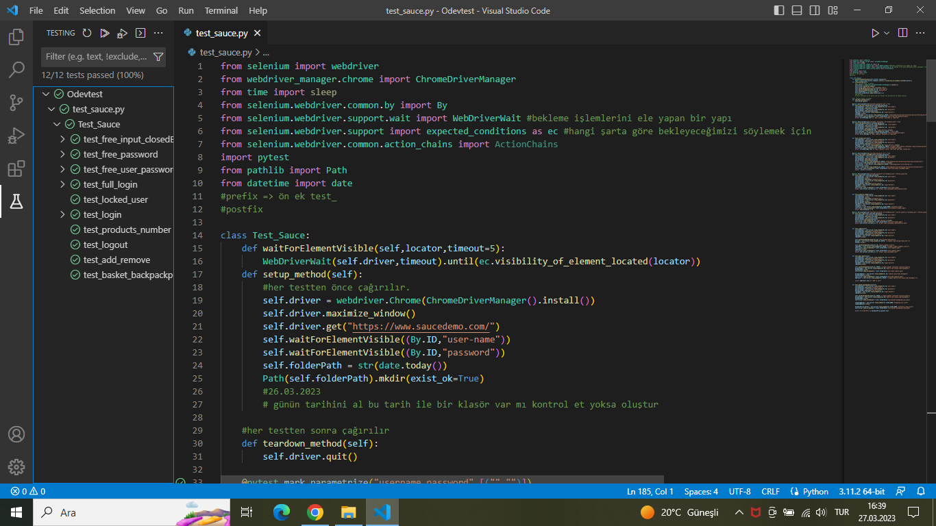 GitHub - cagribayazityildirim/Sauce-Testler