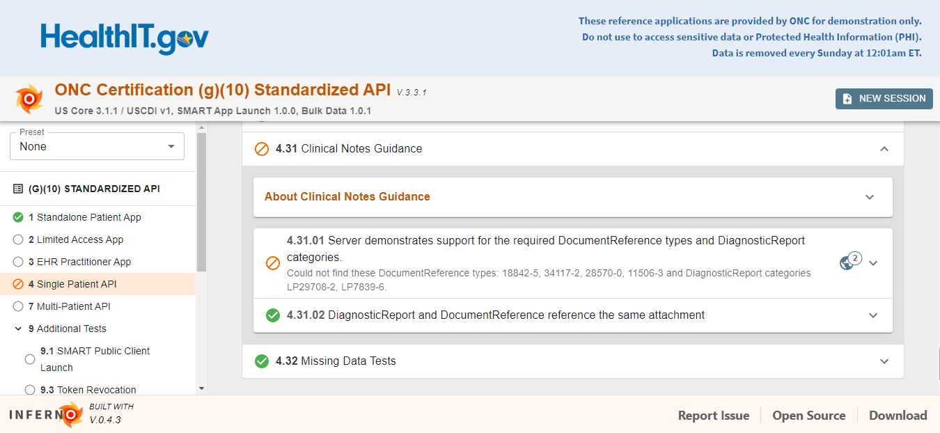 Single Patient API - Clinical Notes Guidance Warning · Issue #350 · onc ...