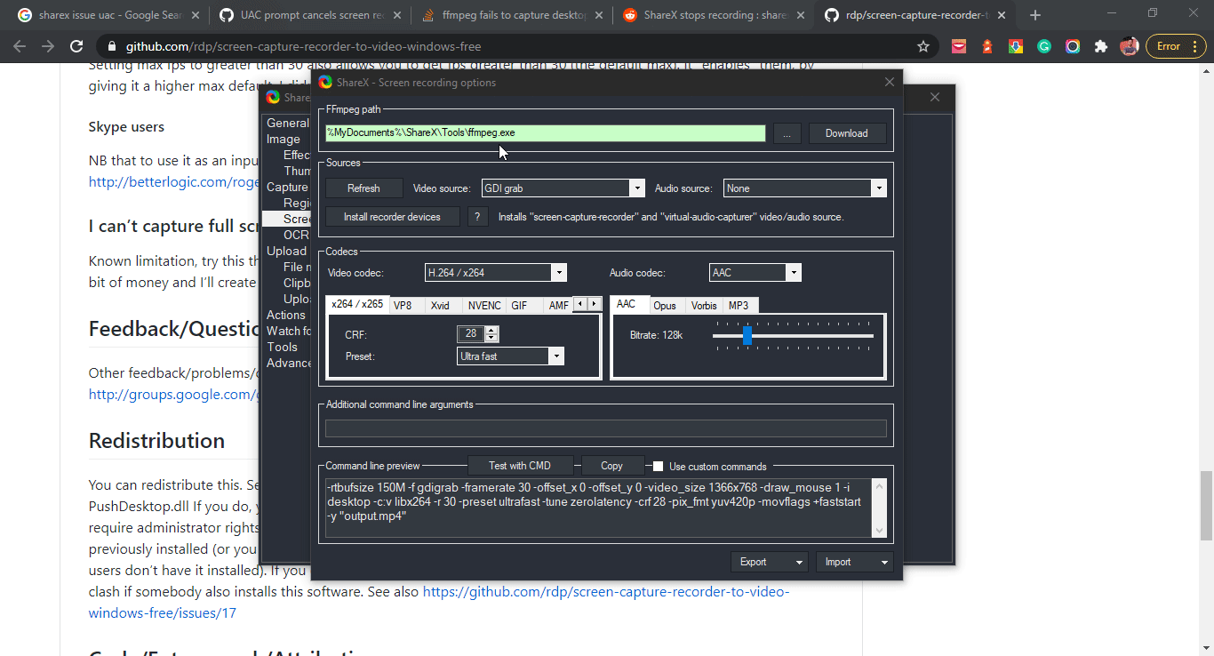 Freeze When running other apps as administrator · Issue 4988 · ShareX