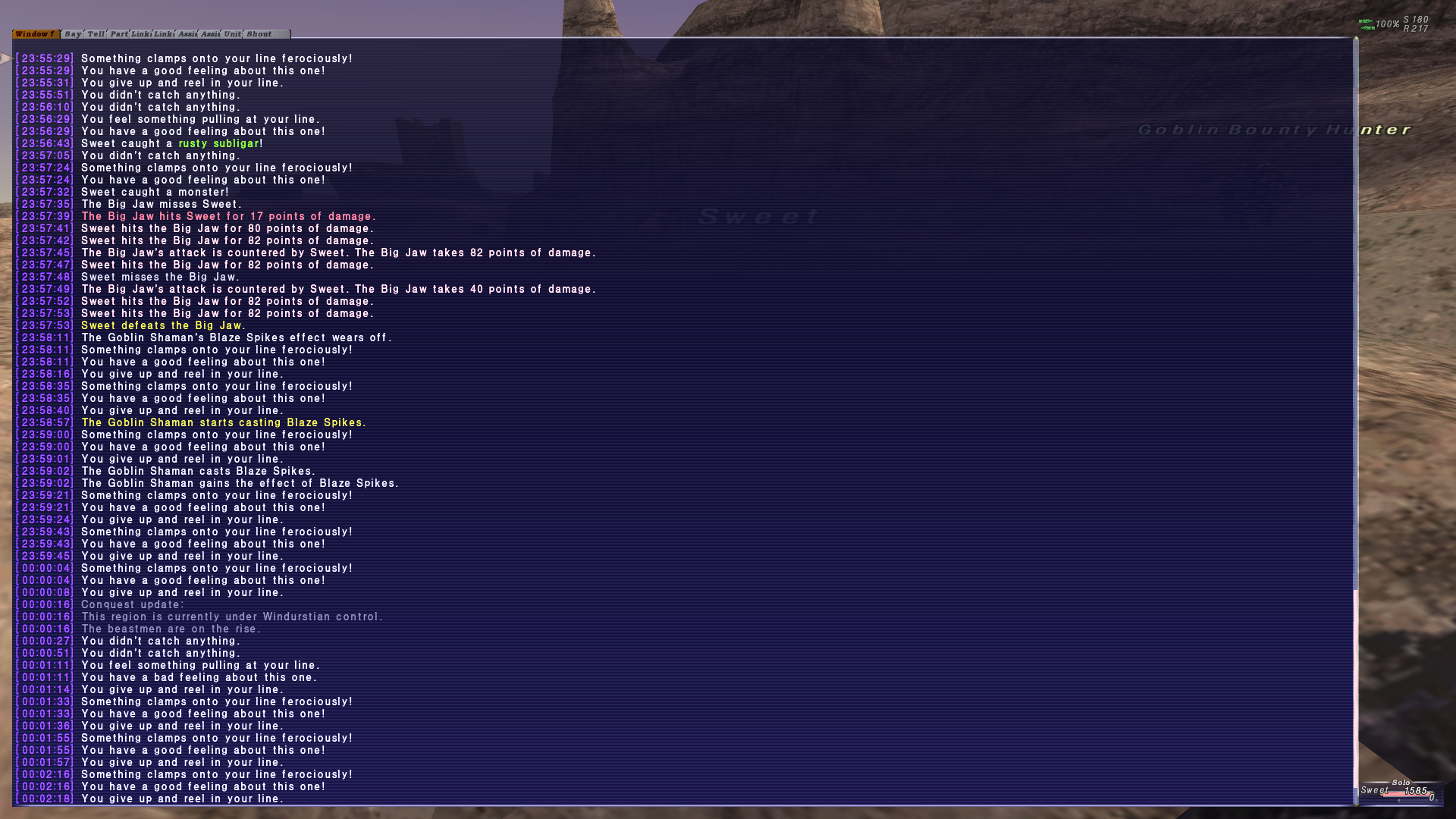 🐛 Tiger Cod not biting Sardine Balls. · Issue 1195 · AirSkyBoat