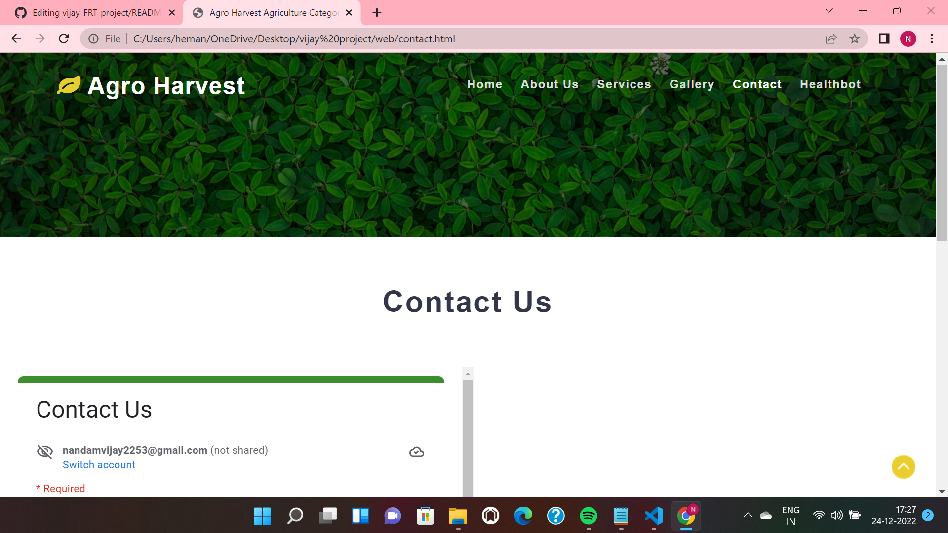 GitHub - nandamvijay/vijay-FRT-project · GitHub