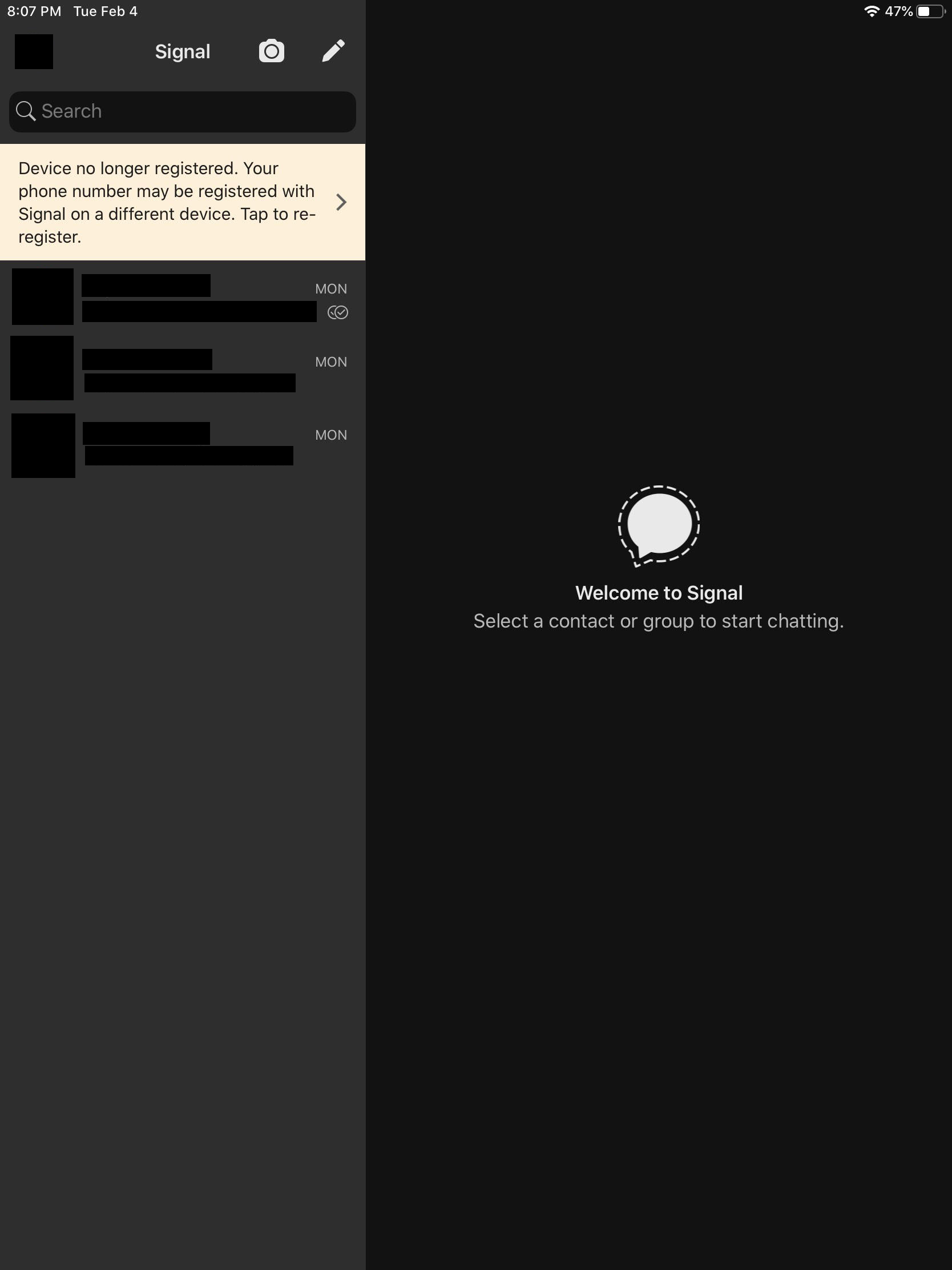 Issue when linking a second device · Issue #4372 · signalapp/Signal-iOS ...
