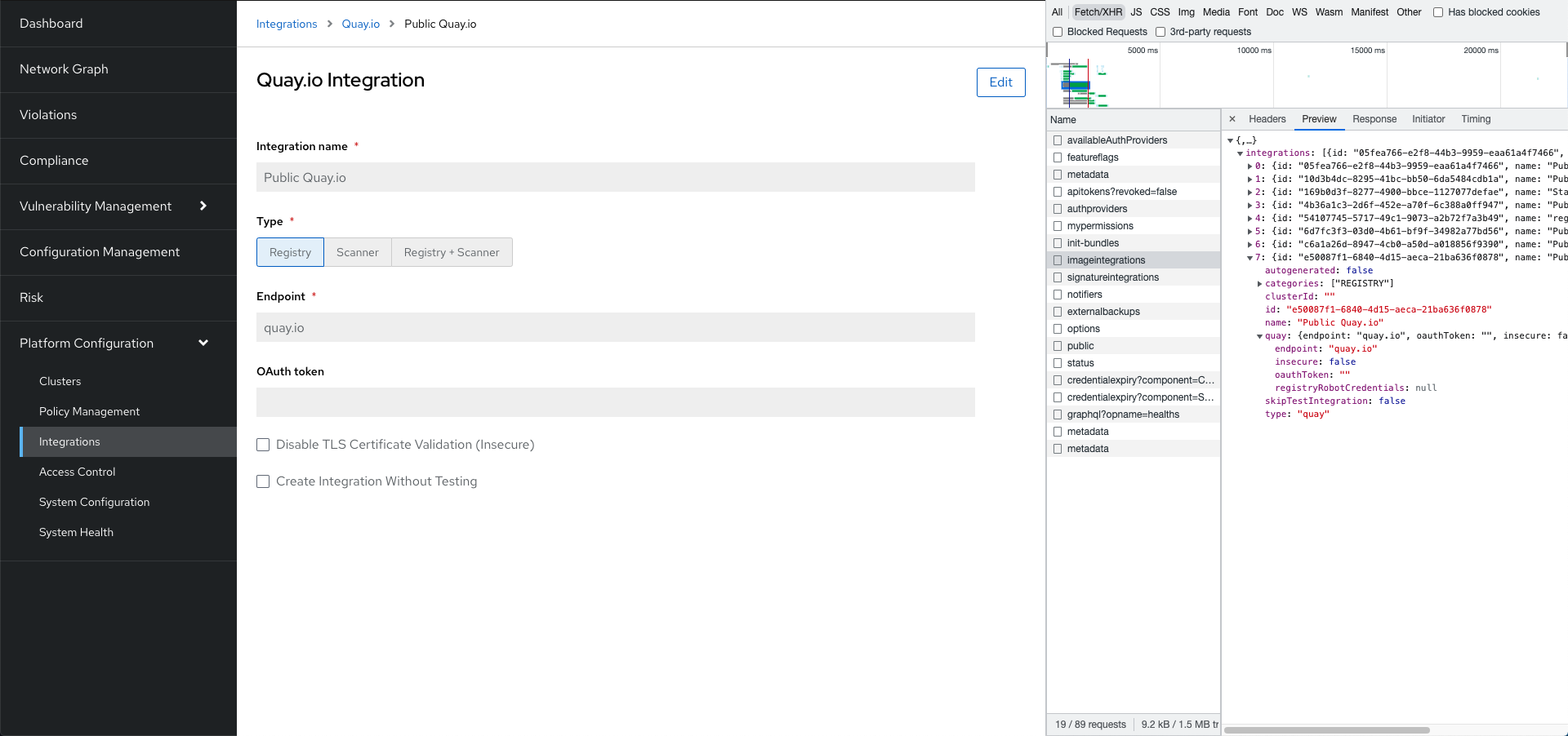 Disabled-OAuth-token
