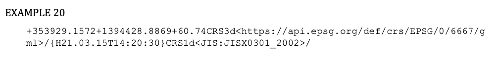 (ISO 6709) PDF layout: EXAMPLE numbering flows to next line if content ...