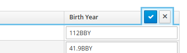 Image of inline edit column