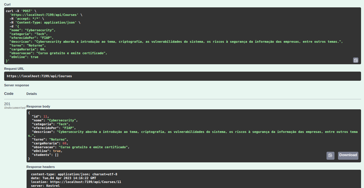 GitHub - lcsmota/CourseApi: Simple CRUD using Dapper
