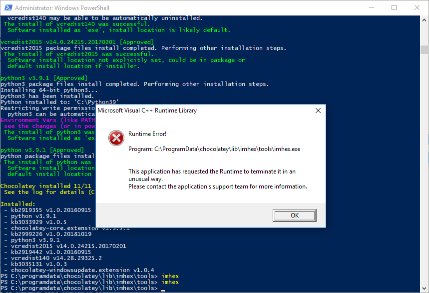 windows release fail to start · Issue #87 · WerWolv/ImHex · GitHub