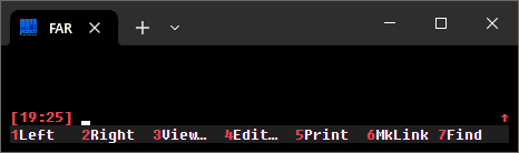 Running external command in FAR manager results in color settings ...