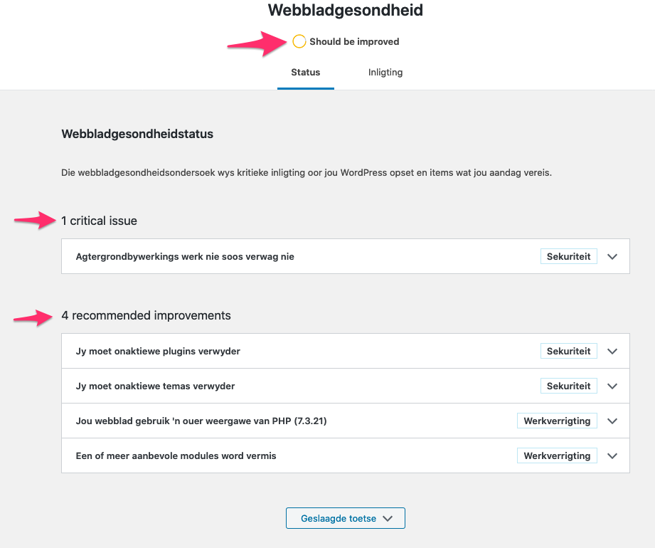 Webbladgesondheidstatus_‹_My_Core_Sandbox_—_WordPress-2
