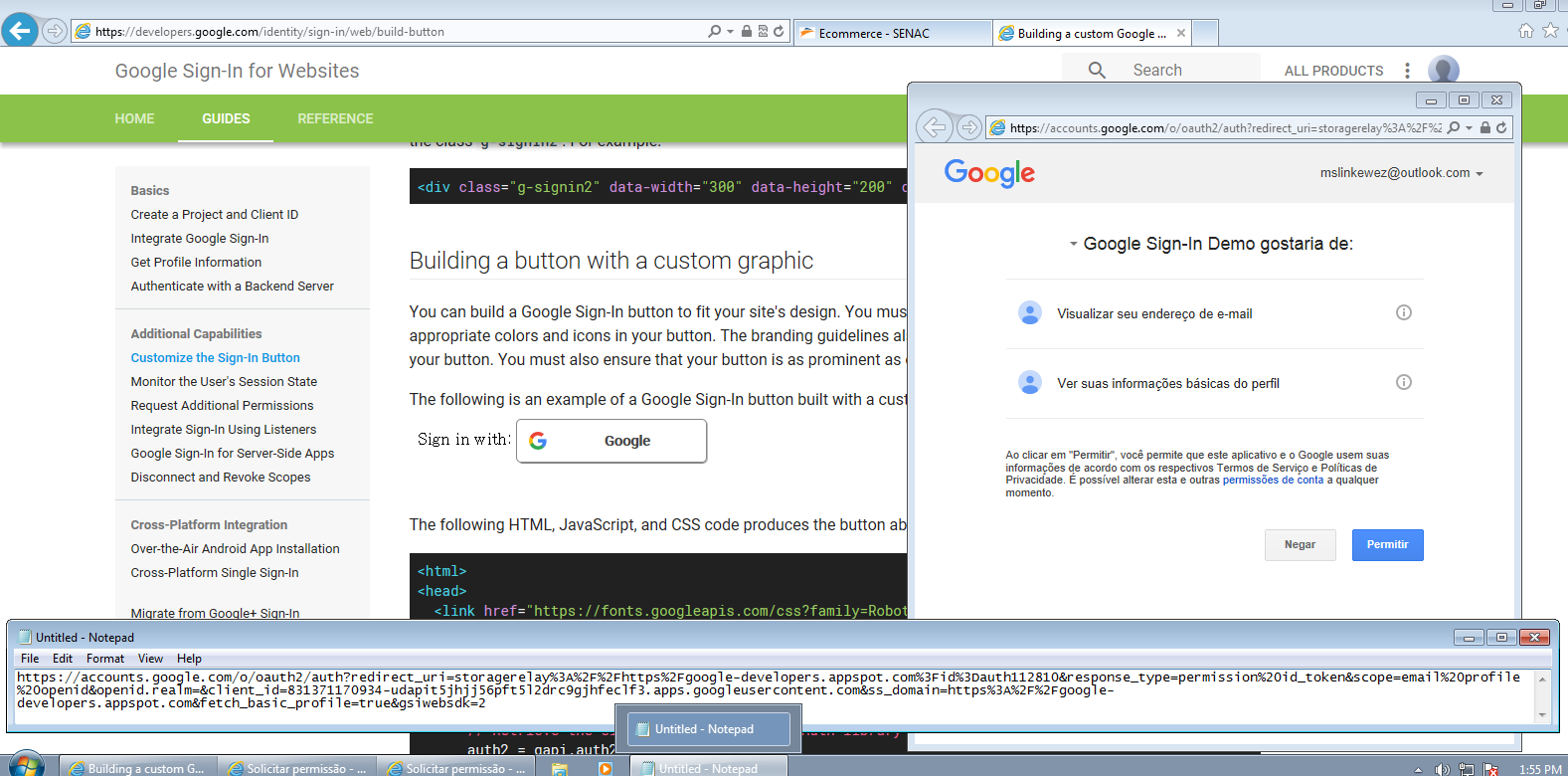 OAuth2 SignIn error at first time · Issue #305 · google/google-api ...