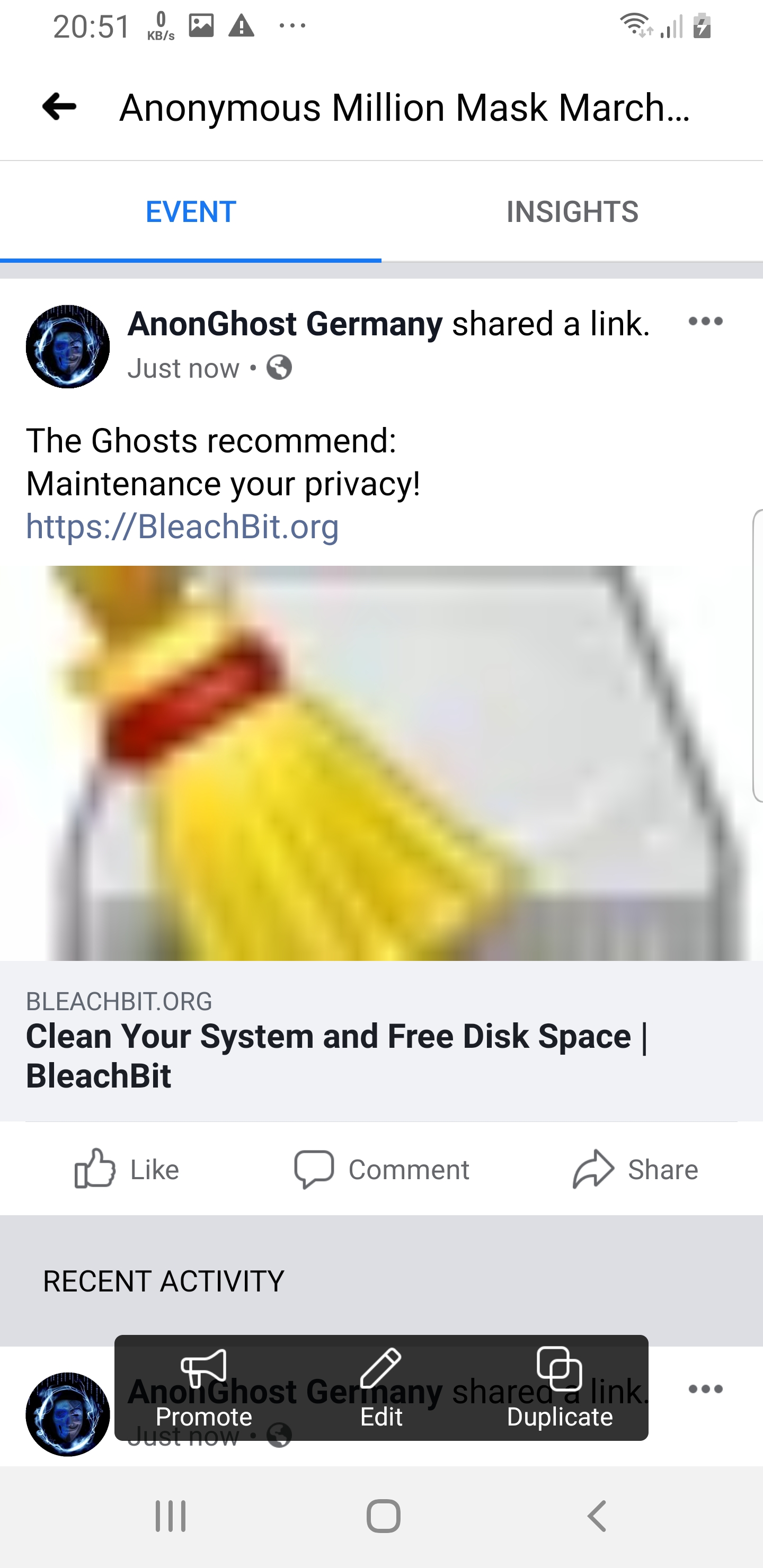 Improve preview of on FB · Issue 667 · bleachbit