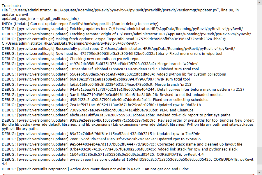 4.4 update not registering · Issue #215 · pyrevitlabs/pyRevit · GitHub