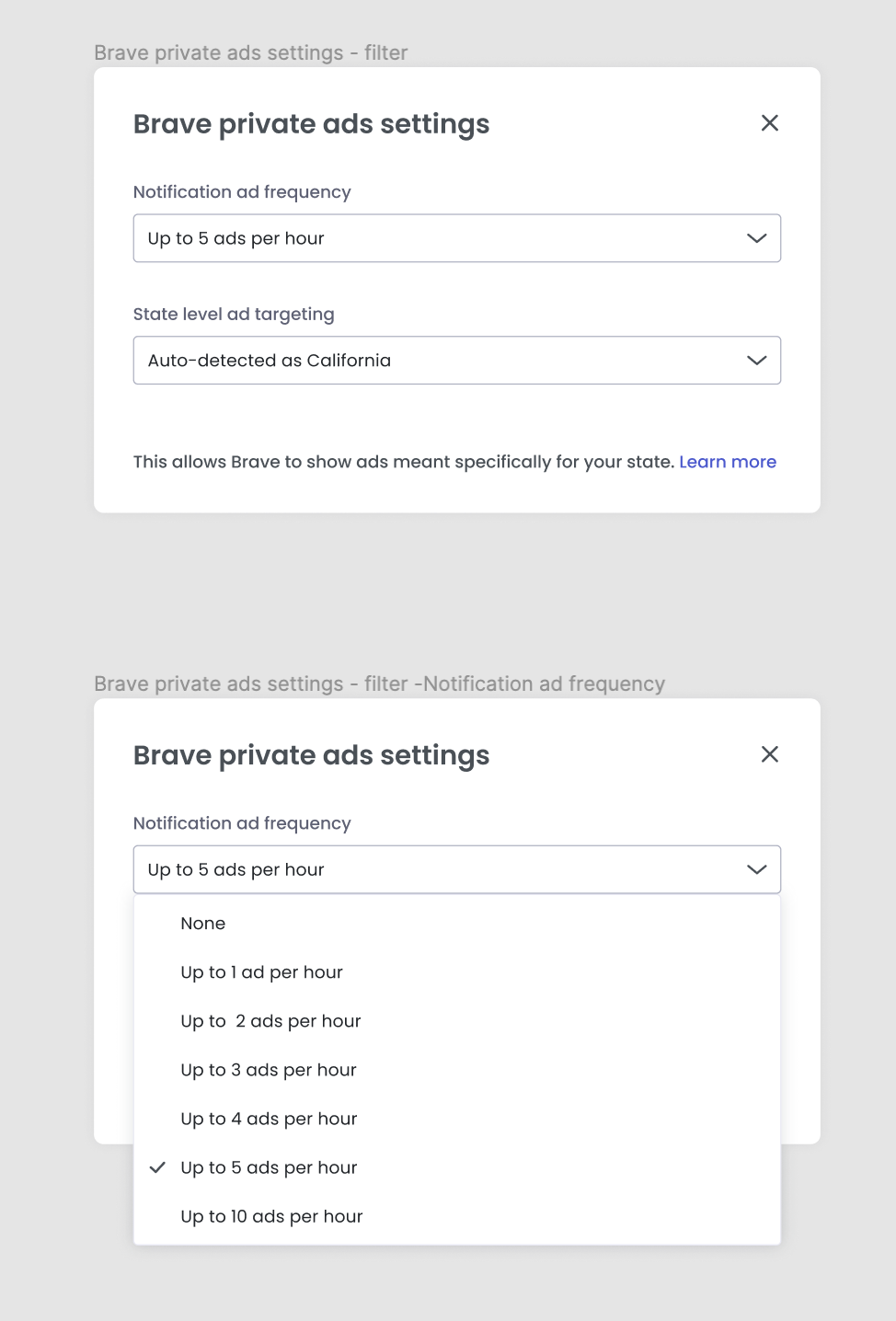 Update Brave Ads brave://rewards Copy · Issue #24903 · brave/brave ...