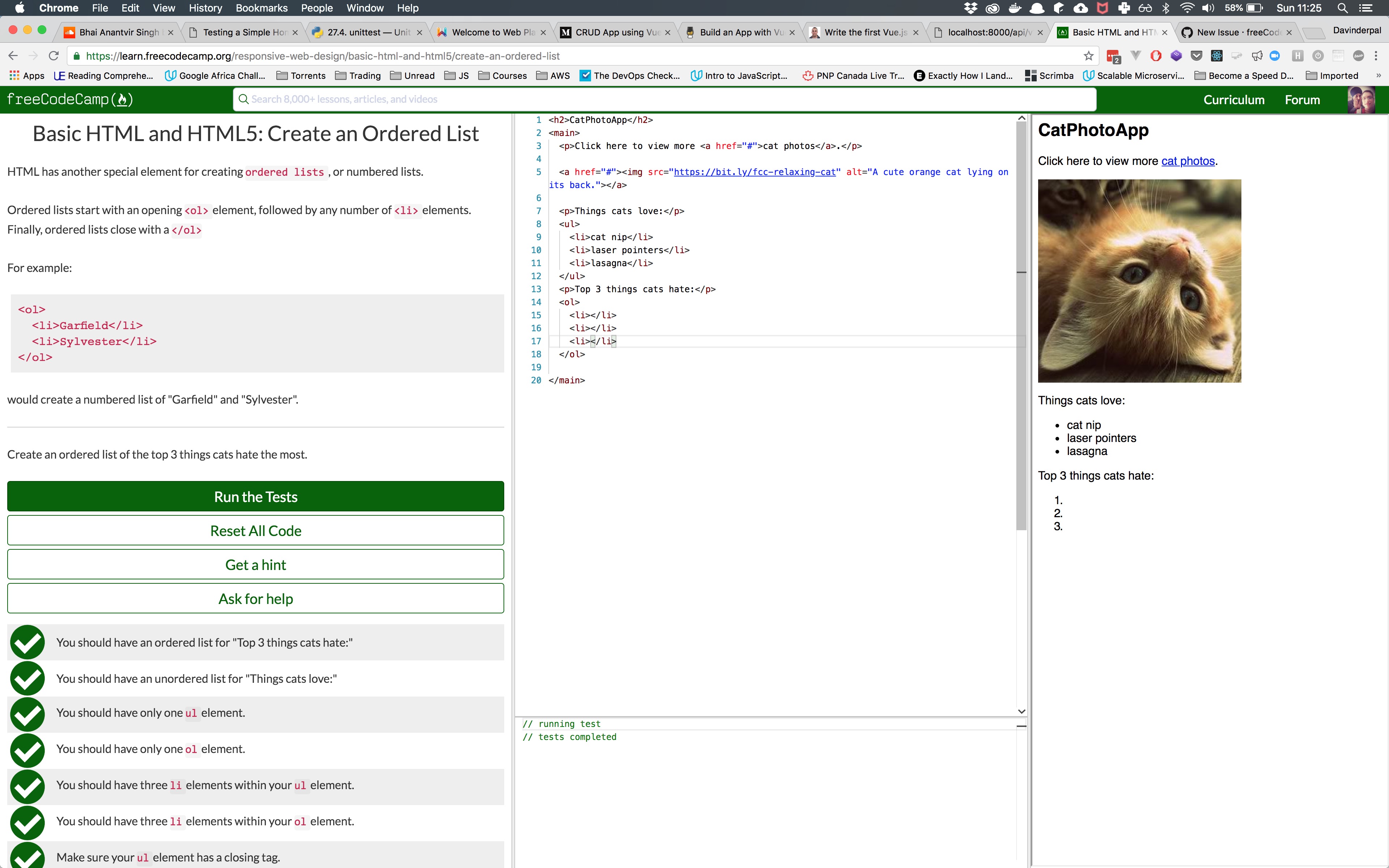 Ordered and Unordered list can be empty · Issue #18007 · freeCodeCamp ...