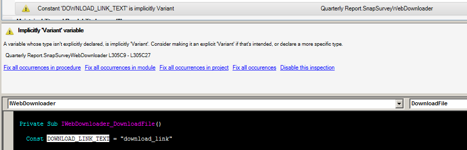 rd implicit variant inspection