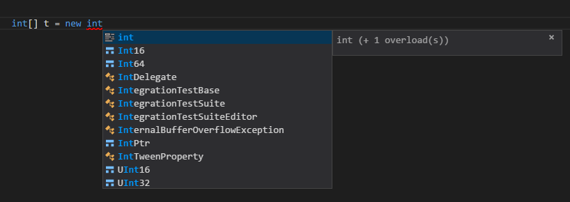 Suggest correct types when using new keyword · Issue #1898 · dotnet ...