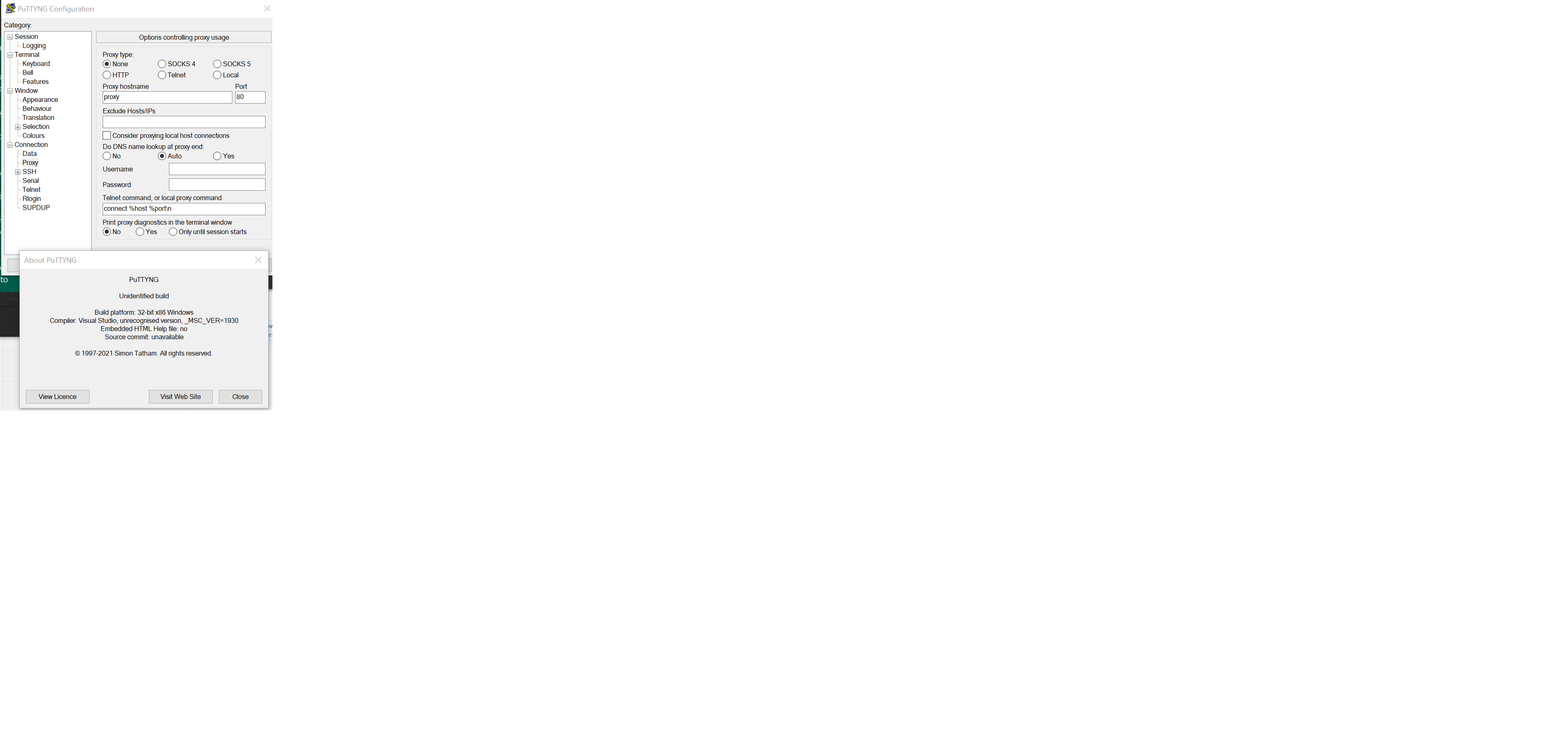 putty version working underneath is too old · Issue 2418 · mRemoteNG