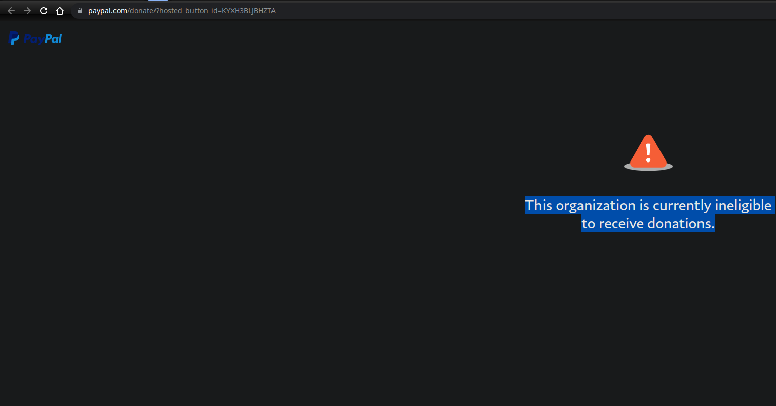 Paypal Broken Issue 348 Nim lang website GitHub