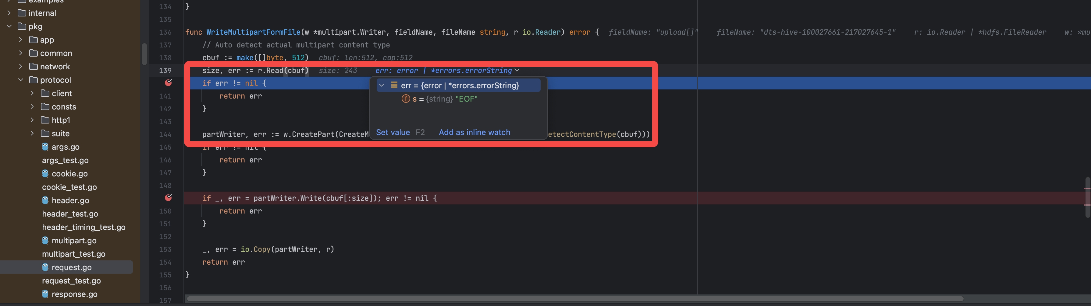 upload files EOF err when file size less than 512 bytes · Issue #746 ...