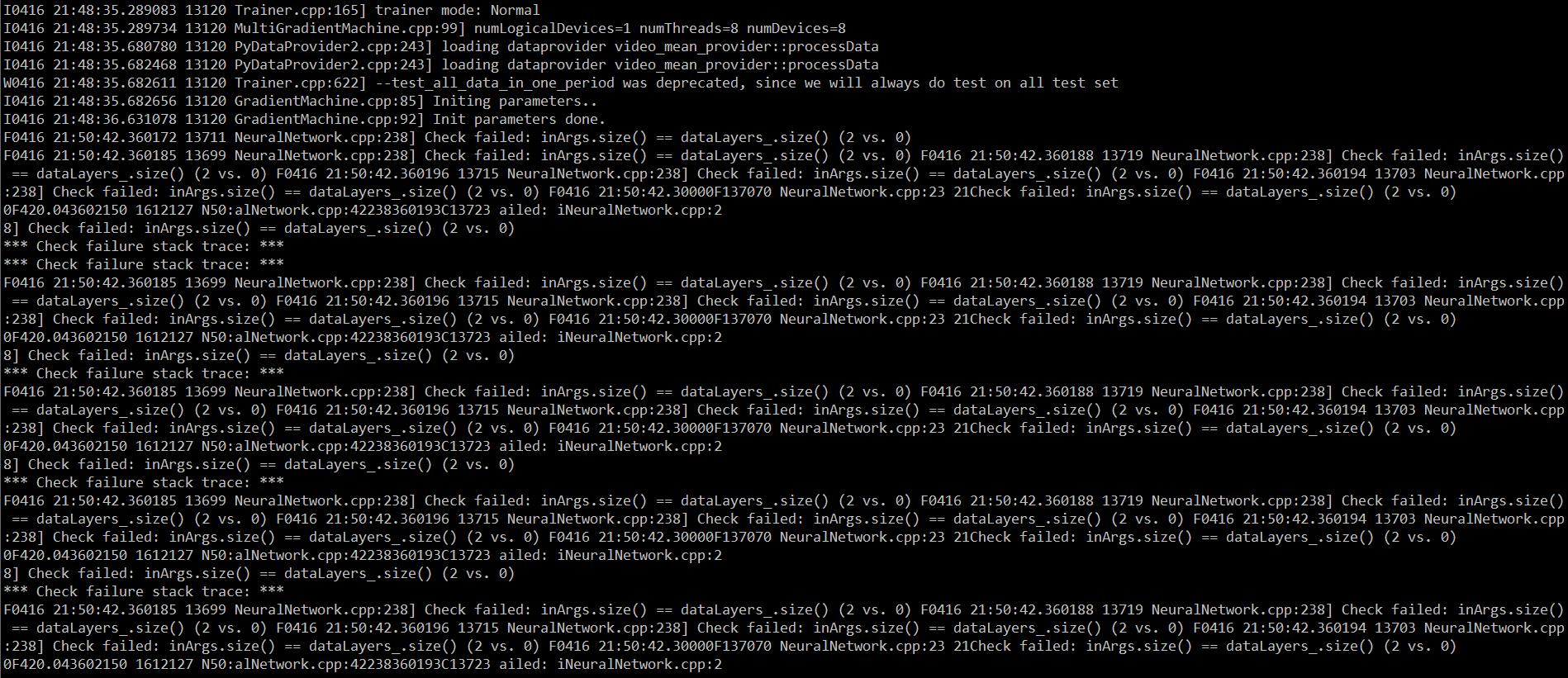 Check failure stack trace · Issue #9957 · PaddlePaddle/Paddle · GitHub