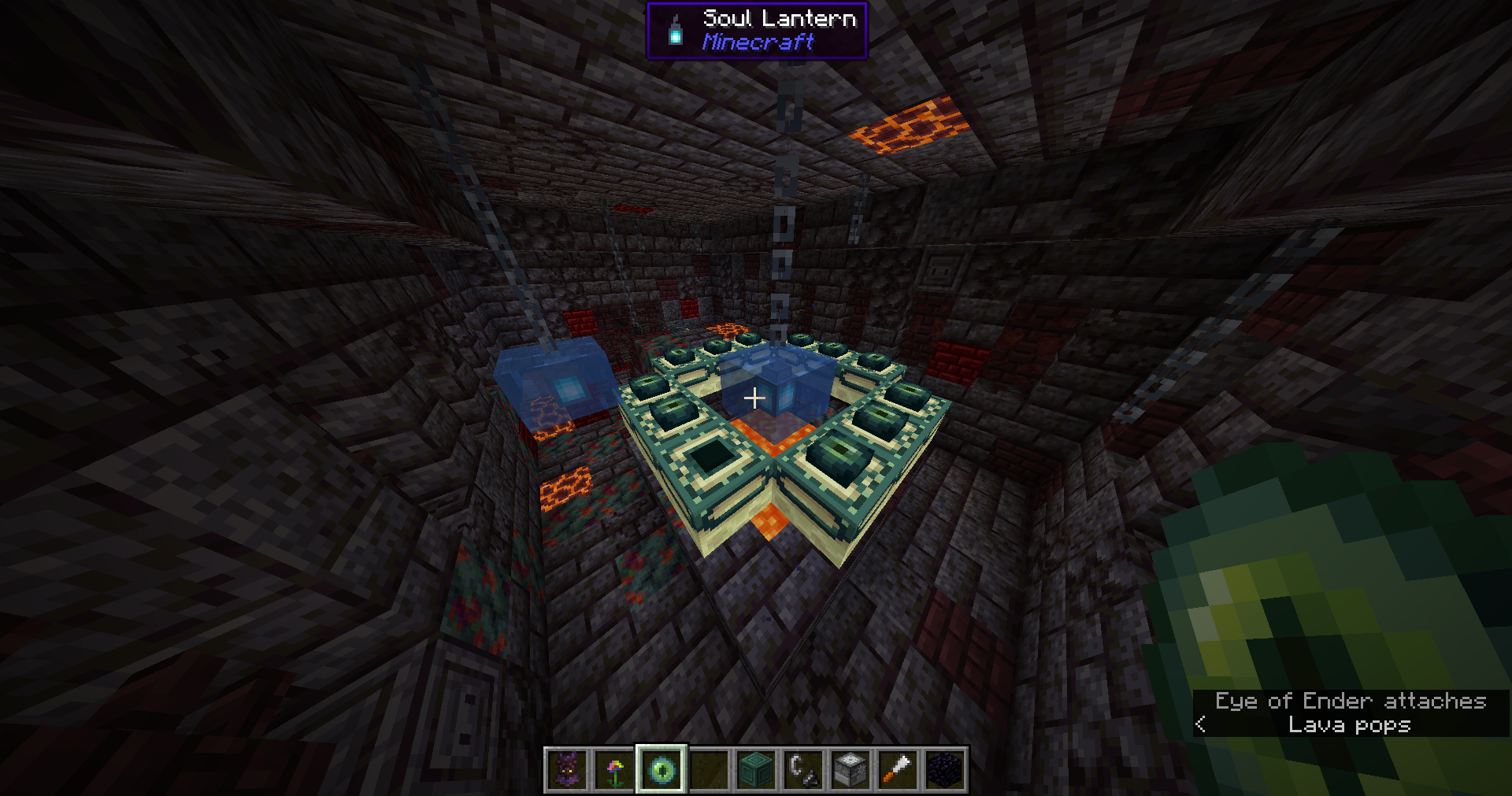 1.18.2 Soul lanterns in Nether strongholds generate waterlogged · Issue ...
