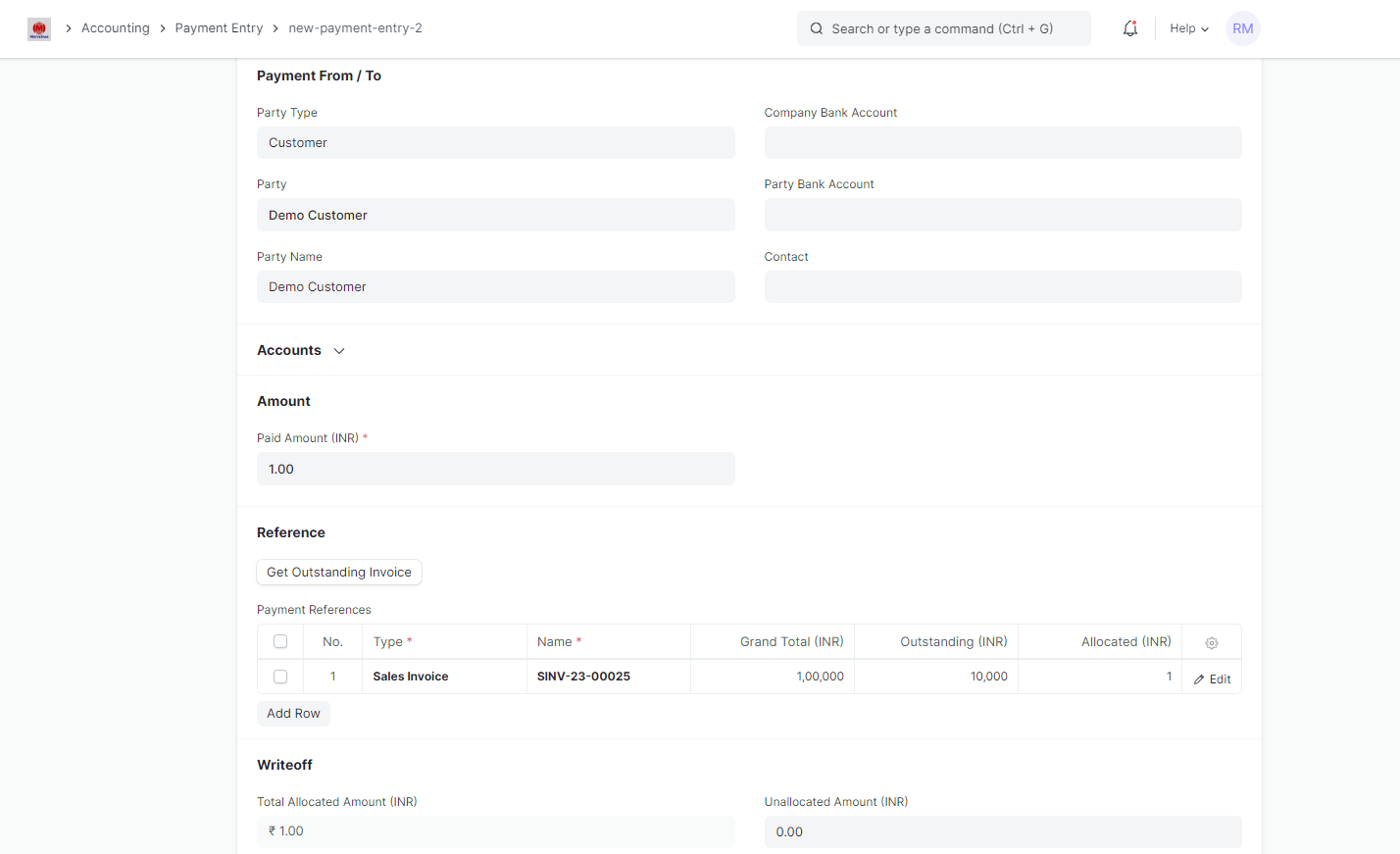 Advance Payment Reconciliation Issue against Payment entry & Standalone ...