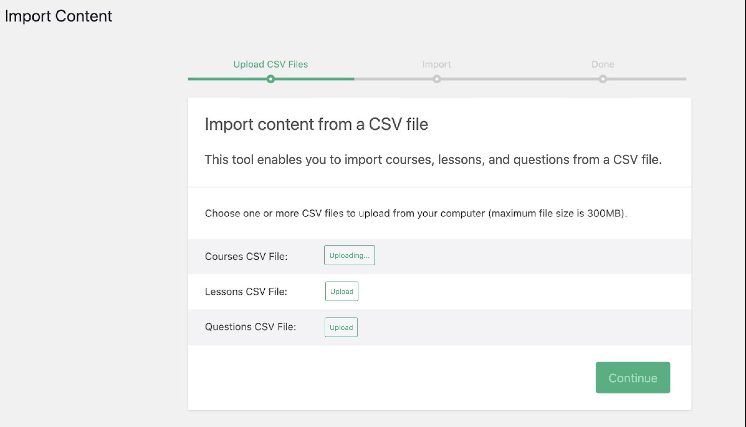 Add the ability to import content from a CSV file · Issue #3100 ...
