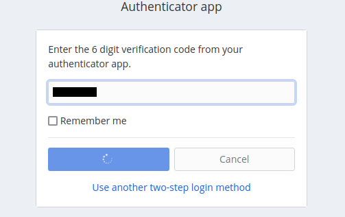 Issue logging in during 2fa process · dani-garcia
