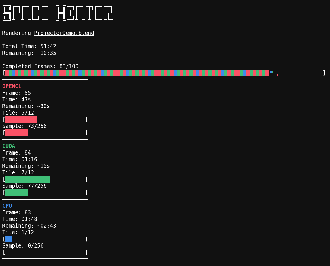 GitHub - eriknj99/SpaceHeater: Render Blender Cycles animations using ...