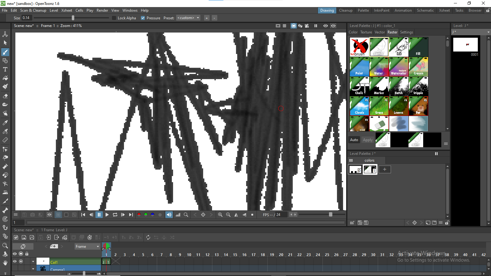pixeled brush tool · Issue #4612 · opentoonz/opentoonz · GitHub